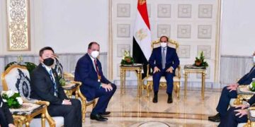 Sisi receives head of US Apache Corporation 1 - Egyptian Gazette Sisi receives head of US Apache Corporation