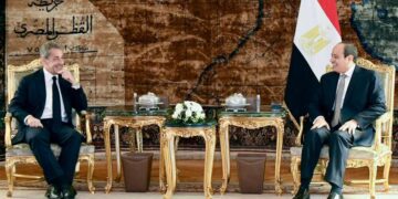Sisi receives France’s ex-president Nicolas Sarkozy