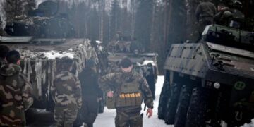 Nato considers bolstering allies if Russian troops stay in Belarus
