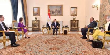 President Sisi receives German FM