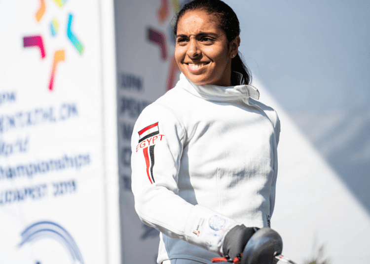 Egypt's modern pentathlon player Salma Ayman