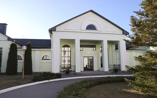 Ukrainian delegation arrives at Ukrainian-Belarusian border for talks with Russia 1 - Egyptian Gazette A view of the venue that will host talks between delegations from Ukraine and Russia in Belarus' Gomel region on February 28, 2022, following the Russian invasion of Ukraine.