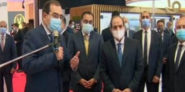 Sisi tours 5th edition of Egyptian Petroleum Show - EGYPS 2022 1 - Egyptian Gazette Sisi tours 5th edition of Egyptian Petroleum Show – EGYPS 2022