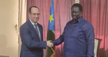 Egypt amb. in Juba meets South Sudan VP 2 - Egyptian Gazette Egypt amb. in Juba meets South Sudan VP 1 - Egyptian Gazette