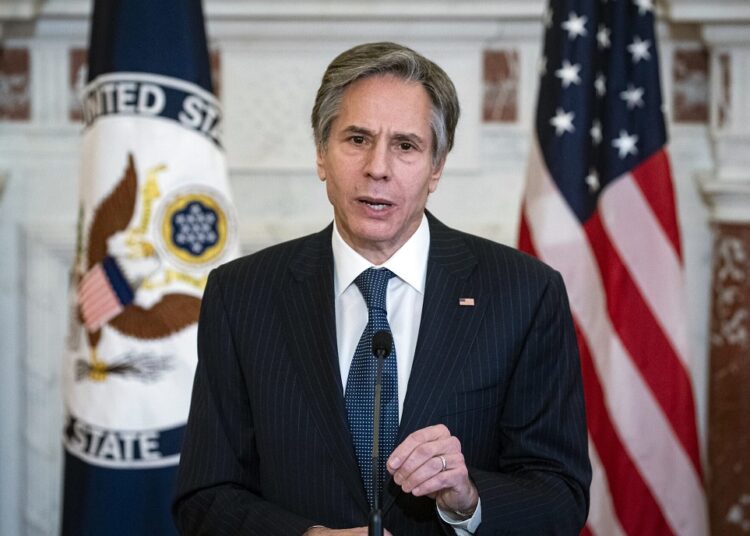 US Secretary of State Antony Blinken