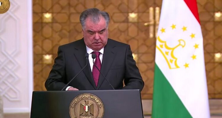 Tajikistan’s President Emomali Rahmon.