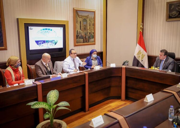 Higher education min. follows up on development plan at Nasser institute for research & treatment 1 - Egyptian Gazette