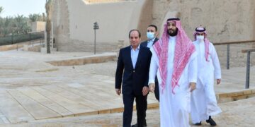 Sisi tours Saudi kingdom’s ancient At-Turaif District in Diriyah