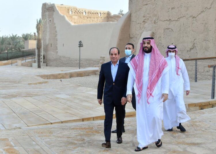 Sisi tours Saudi kingdom’s ancient At-Turaif District in Diriyah 1 - Egyptian Gazette