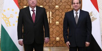 Sisi receives president of Tajikistan