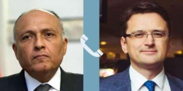 Egypt FM receives phone call from Ukrainian counterpart 1 - Egyptian Gazette Egypt FM receives phone call from Ukrainian counterpart
