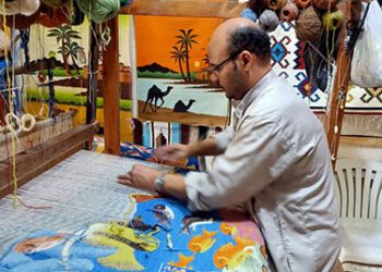 Where matchless pieces of art are knotted