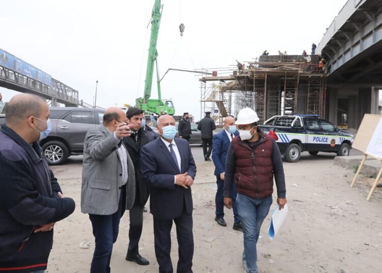 Transport minister inspects work progress on Cairo/Alex. desert road 2 - Egyptian Gazette Transport minister inspects work progress on Cairo/Alex. desert road 1 - Egyptian Gazette