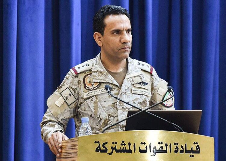 Coalition spokesman Col. Turki Al-Maliki