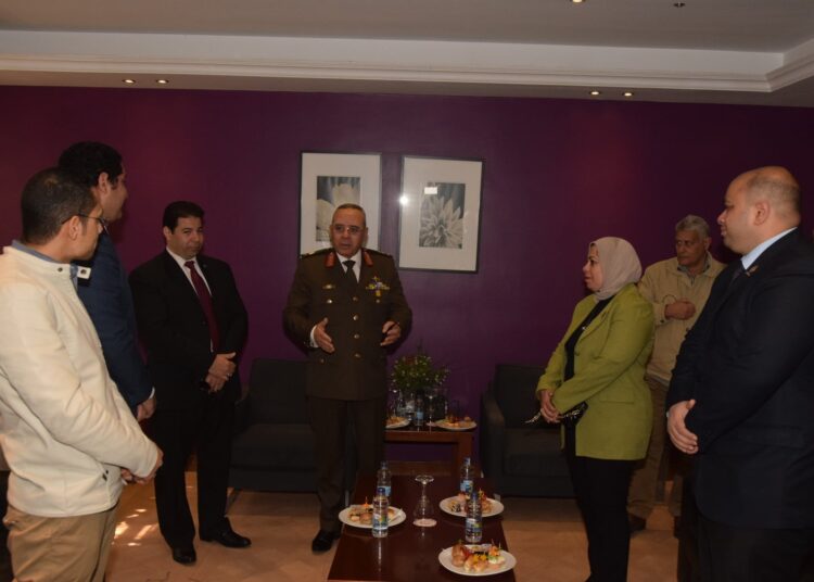 The Egyptian Armed Forces’ Department of Morale Affairs, in cooperation with the Youth and Sports Ministry, organized Saturday a seminar for the students of the mass communication colleges in the Egyptian universities on military media role in clarifying the role played by the Armed Forces in carrying out military missions and combating terrorism.