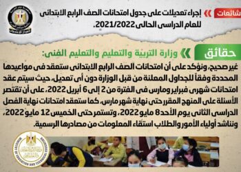 Egyptian gov’t denies rescheduling primary four exams for current school year