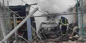 Ukrainians escape besieged Sumy through evacuation corridor 1 - Egyptian Gazette Ukrainians escape besieged Sumy through evacuation corridor