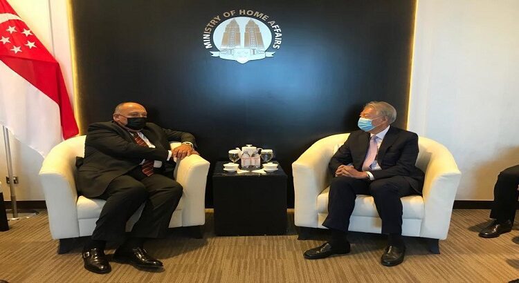 Shoukry holds talks with Singapore's Senior Minister on climate co-operation 1 - Egyptian Gazette