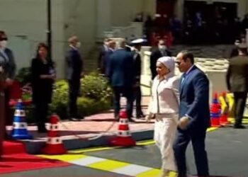 Sisi, spouse arrive at venue to celebrate Egyptian Women’s Day, Mother of the Year
