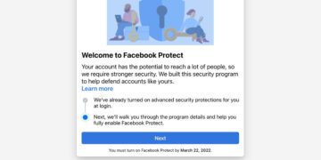 Facebook locked out users who didn’t set up Facebook Protect