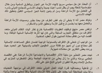 Cairo says “root causes of conflict in Ukraine shouldn’t be overlooked”