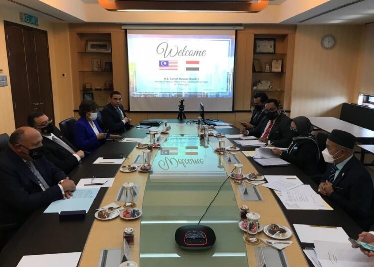 Shoukri confers with Malaysian minister on issues tabled on COP27 1 - Egyptian Gazette