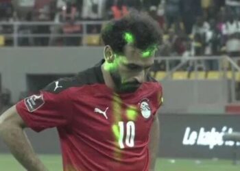 Mohamed Salah and Egypt targeted with lasers by Senegal fans