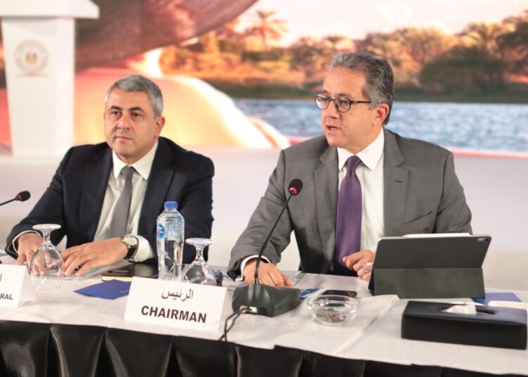 Minister Anani (R) and UNWTO Secretary-General Zorab Pololicashvily addressing the event.