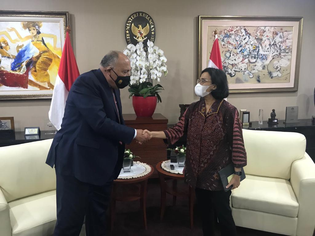 Egypt's FM discusses boosting economic relations with Indonesian finance minister 3 - Egyptian Gazette Egypt's FM discusses boosting economic relations with Indonesian finance minister 2 - Egyptian Gazette