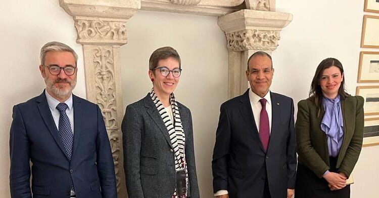 Egypt, Luxembourg discuss bilateral co-operation 1 - Egyptian Gazette Egyptian Ambassador to Belgium Badr Abdel Aati (2nd R) had a meeting with Political Director of the Ministry of Foreign and European Affairs of the Grand Duchy of Luxembourg Véronique Dockendorf (2nd L) to discuss means of boosting bilateral cooperation in the economic, political and cultural fields.