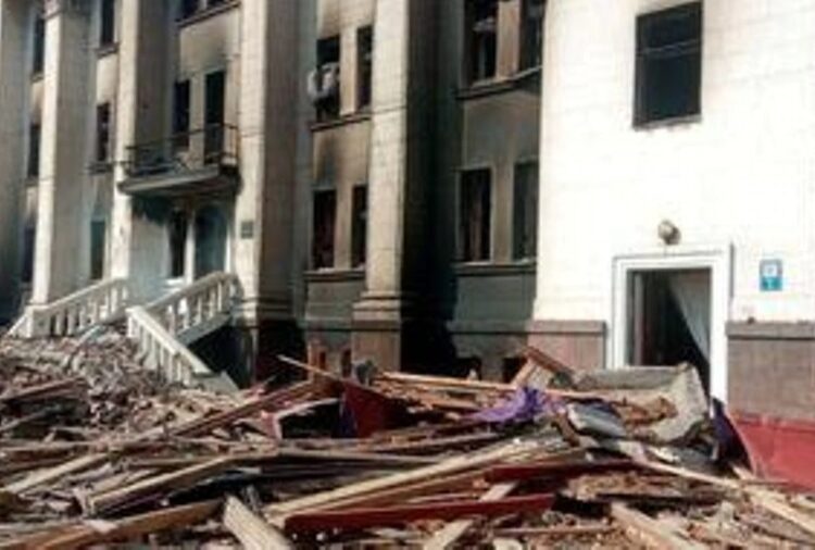 Ukraine says 130 people have been rescued so far from bombed Mariupol theater 1 - Egyptian Gazette 130 people had been rescued so far from the rubble of a theater hit by an air strike on Wednesday in the besieged eastern city of Mariupol.