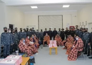 Naval troops rescue crew of sinking cargo vessel off Alex.