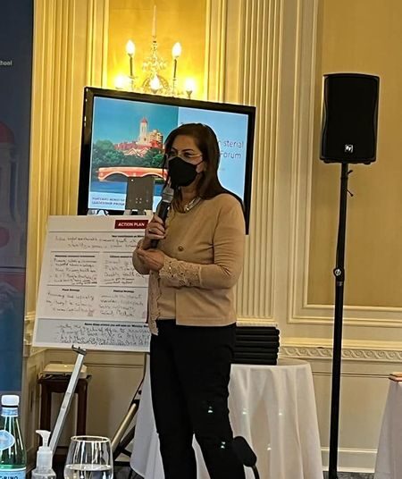 Egyptian Planning Minister Hala el-Saeed.