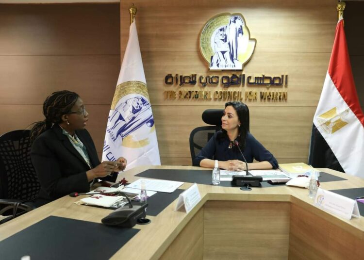 Vera Songwe was received by NCW President Maya Morsi .