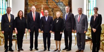 Sisi probes Palestinian-Israeli conflict with US Congressional delegation