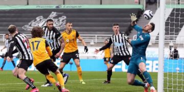 Newcastle beats Wolves 1-0 to pull further away from drop zone 1 - Egyptian Gazette Newcastle beats Wolves 1-0 to pull further away from drop zone