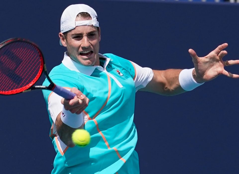 Big servers Isner, Opelka set up all-American Houston final - Egyptian ...