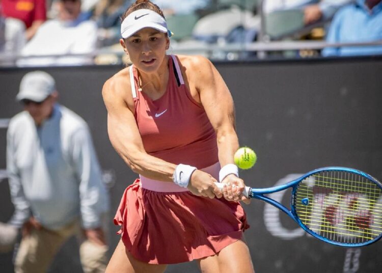 Olympic gold medallist Bencic claims Charleston Open 1 - Egyptian Gazette Switzerland’s Belinda Bencic returns the ball to Tunisia’s Ons Jabeur during the Charleston Open final.