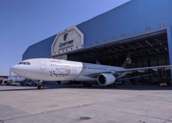 After long storage period at Benghazi airport, EgyptAir restores Libyan Airlines plane