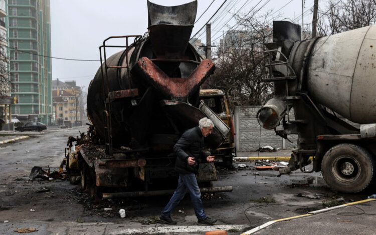 Russian forces withdrew from Hostomel airport: UK Defense Ministry 1 - Egyptian Gazette