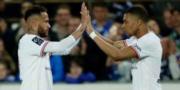 Mbappe bags brace as PSG held by Strasbourg