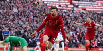 Liverpool wins derby, dumps Everton into EPL relegation zone 1 - Egyptian Gazette Liverpool wins derby, dumps Everton into EPL relegation zone