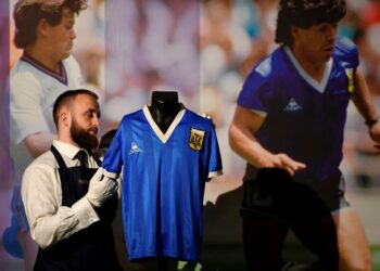 Maradona shirt auction opens with bid of US$5m