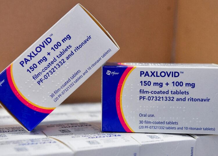 Pfizer's COVID-19 treatment pill Paxlovid.