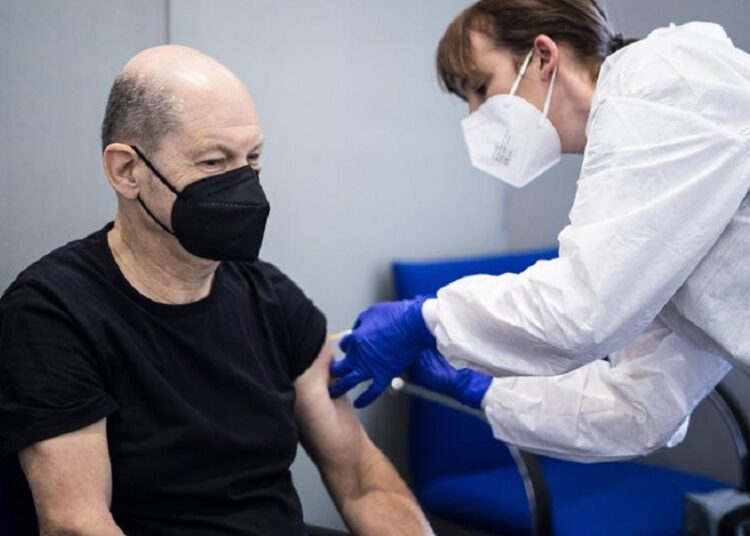 Germany's Scholz says he will not make 2nd push for vaccine mandate 1 - Egyptian Gazette Germany's Chancellor Olaf Scholz (pictured) said that he was disappointed the lower house of parliament voted against a COVID-19 vaccine mandate for people over 60.