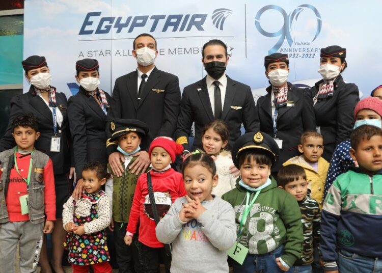 EGYPTAIR celebrates Ramadan with children of Hospital 57357 2 - Egyptian Gazette EGYPTAIR celebrates Ramadan with children of Hospital 57357 1 - Egyptian Gazette