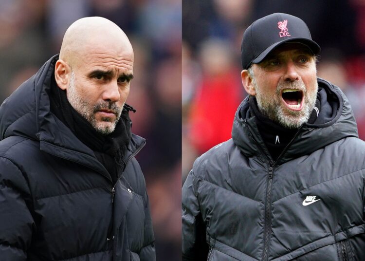 Pep Guardiola and Jurgen Klopp