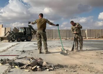 Iraqi defense shot down drone near base hosting US troops