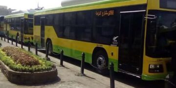 Transport min. launches public transportation services in Sohag 1 - Egyptian Gazette Transport min. launches public transportation services in Sohag