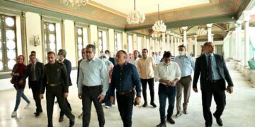 Tourism min. inspects renovation of Prince Mohamed Ali Palace in Shubra El Kheima